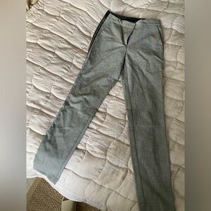 Zara Gray Straight-Leg Dress Pants